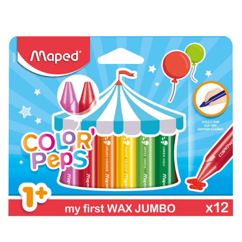 Lot de 10 craies de couleur - MAPED - Drawin'Kids