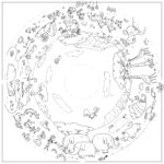 Recharge de 20 feuilles géantes – Coloriages enfants Fun Activities
