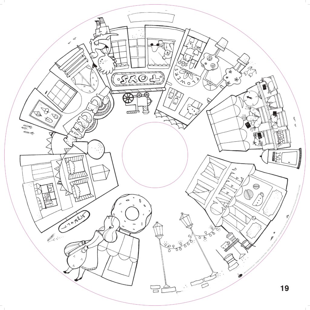 Recharge de 20 feuilles géantes – Coloriages enfants Fun Activities