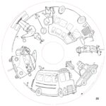 Recharge de 20 feuilles géantes – Coloriages enfants Fun Activities