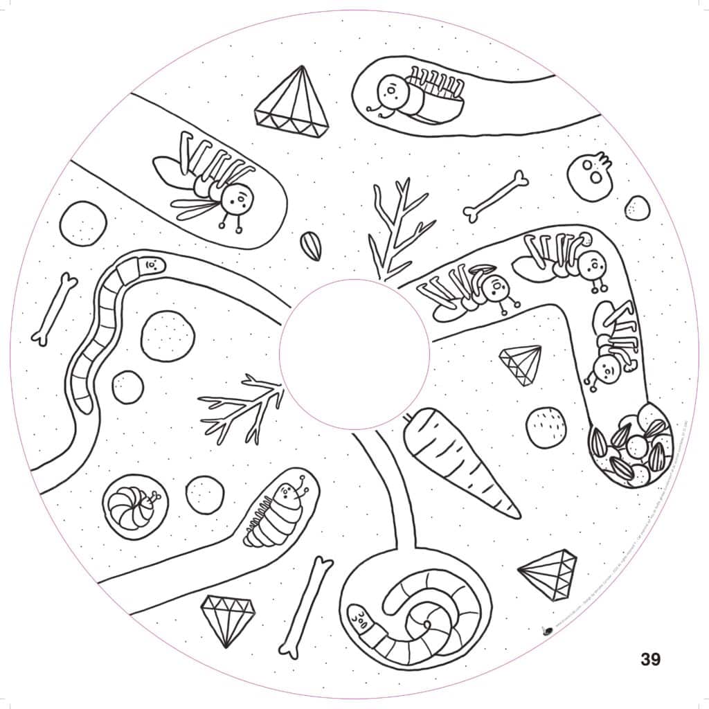 Recharge de 20 feuilles géantes – Coloriages enfants Little Friends