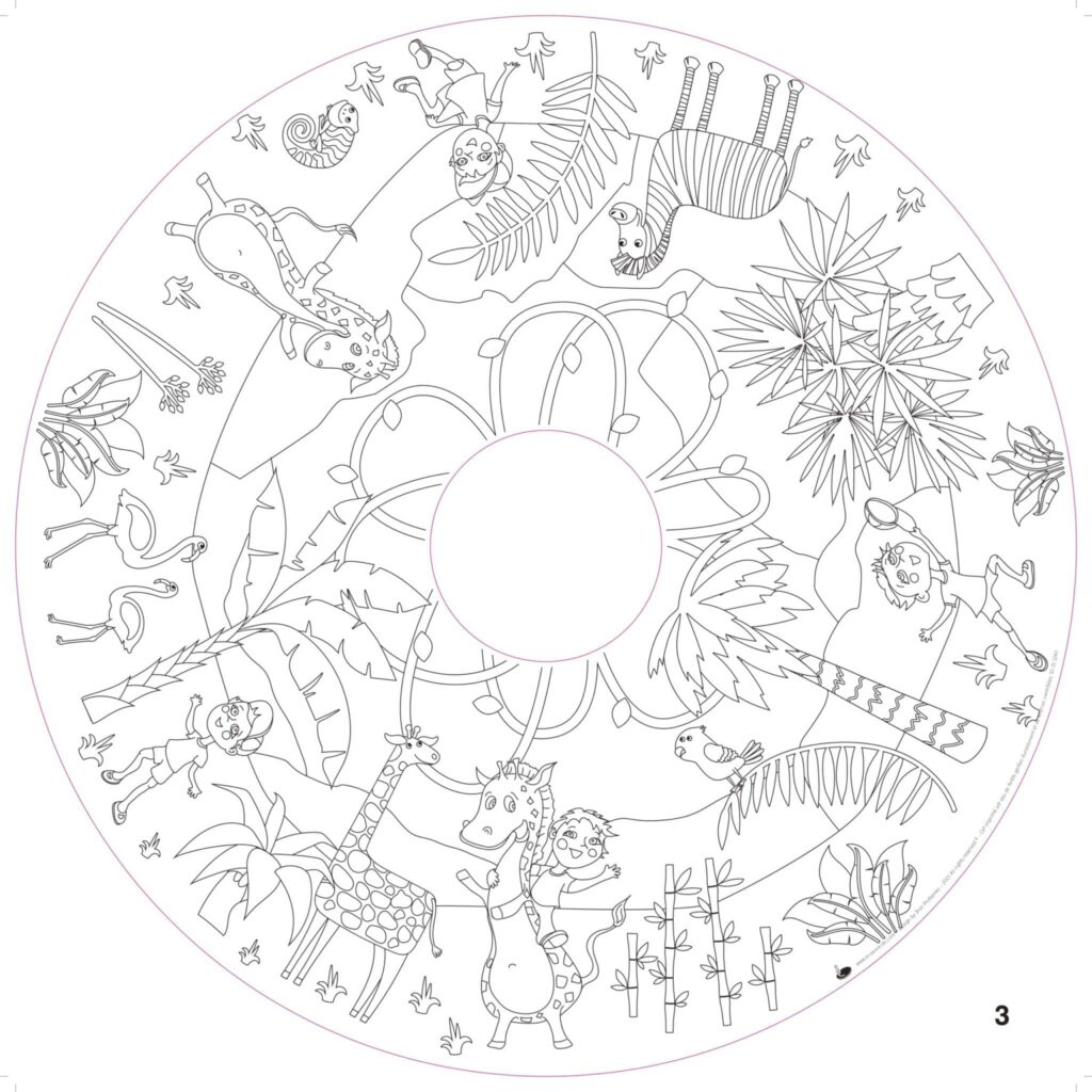 Recharge de 20 feuilles géantes – Coloriages enfants Adventure Mates