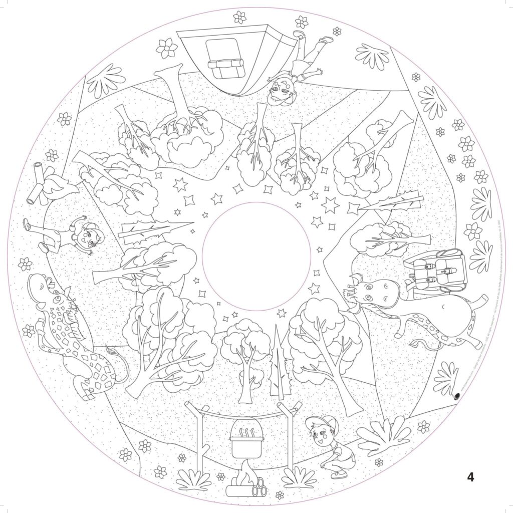 Recharge de 20 feuilles géantes – Coloriages enfants Adventure Mates