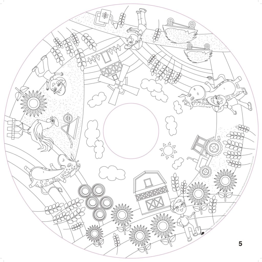 Recharge de 20 feuilles géantes – Coloriages enfants Adventure Mates