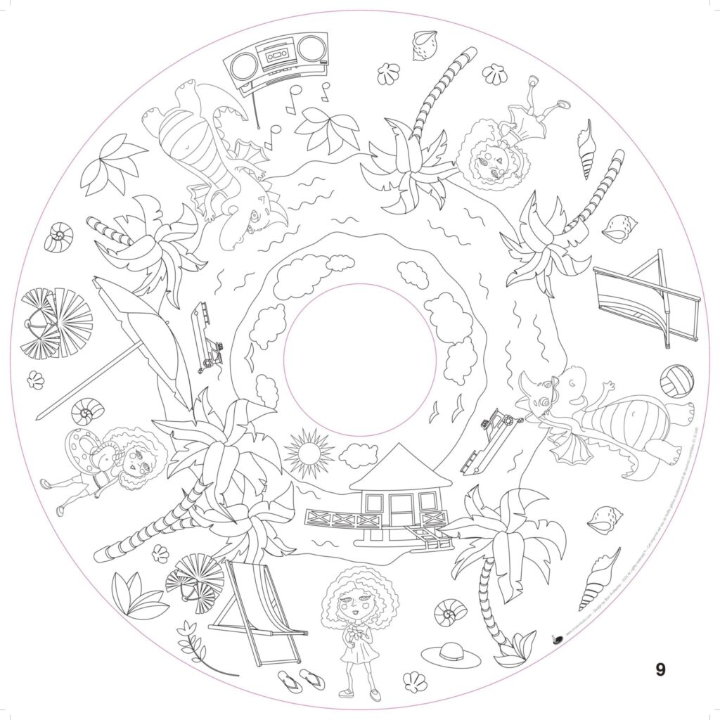 Recharge de 20 feuilles géantes – Coloriages enfants Adventure Mates