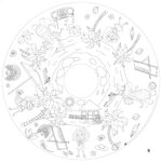 Recharge de 20 feuilles géantes – Coloriages enfants Adventure Mates