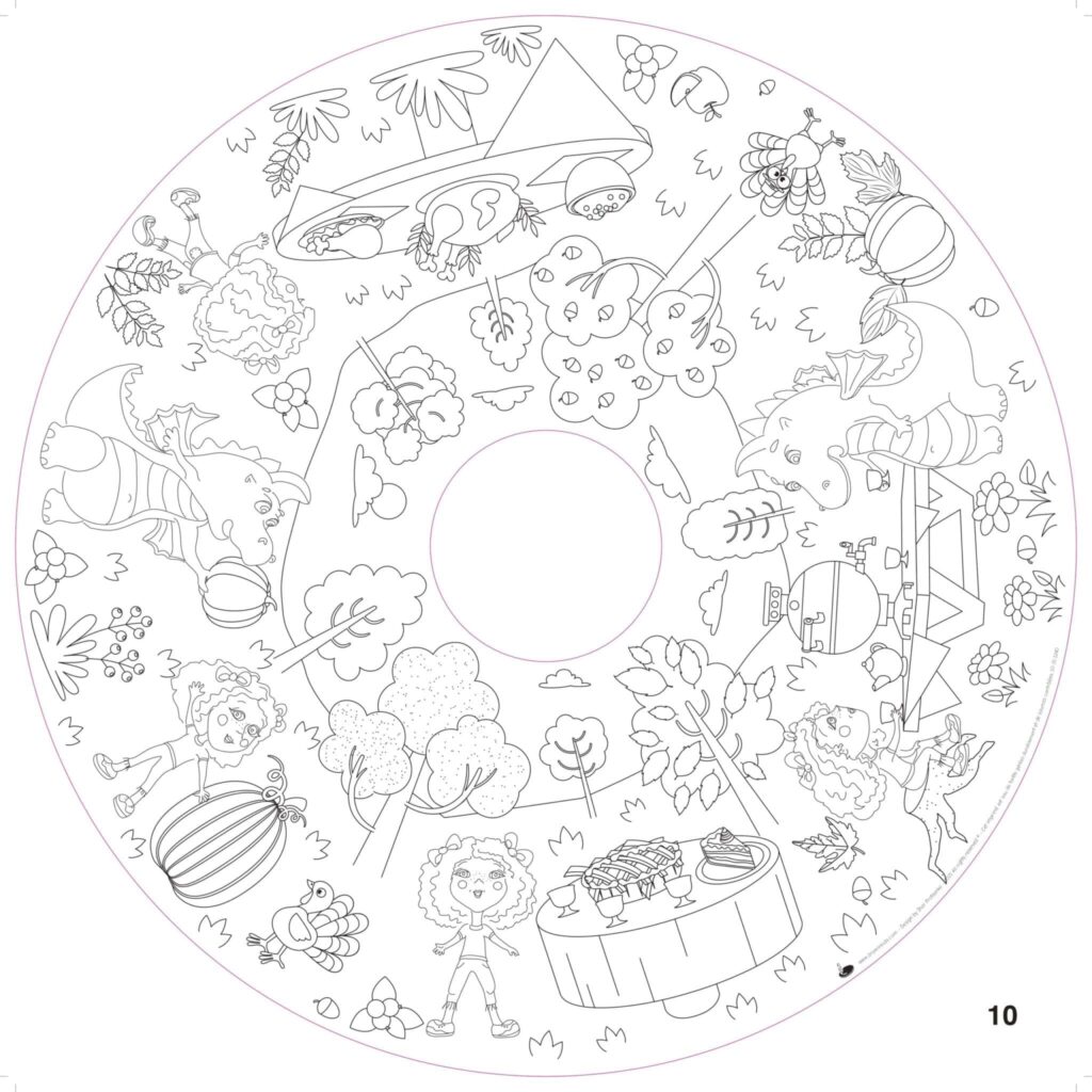 Recharge de 20 feuilles géantes – Coloriages enfants Adventure Mates