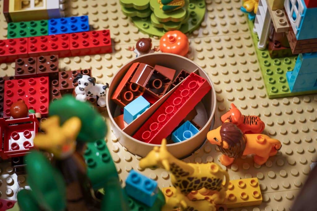 Play & Build MAXI – Plateau compatible DUPLO®* pour enfants de 2 à 5 ans