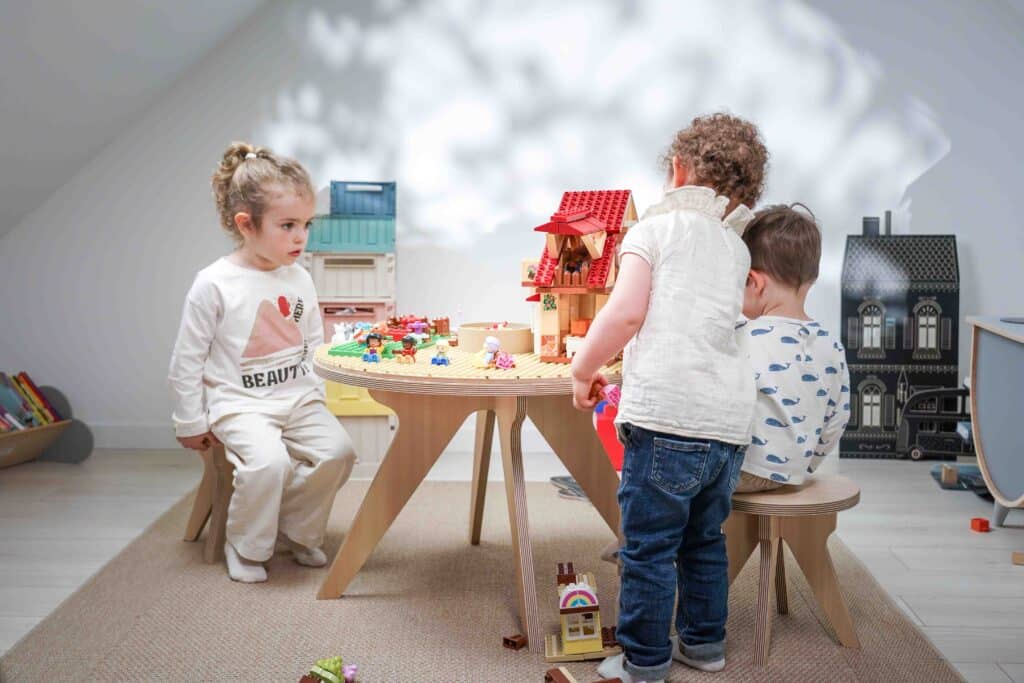 Play & Build MAXI – Plateau compatible DUPLO®* pour enfants de 2 à 5 ans