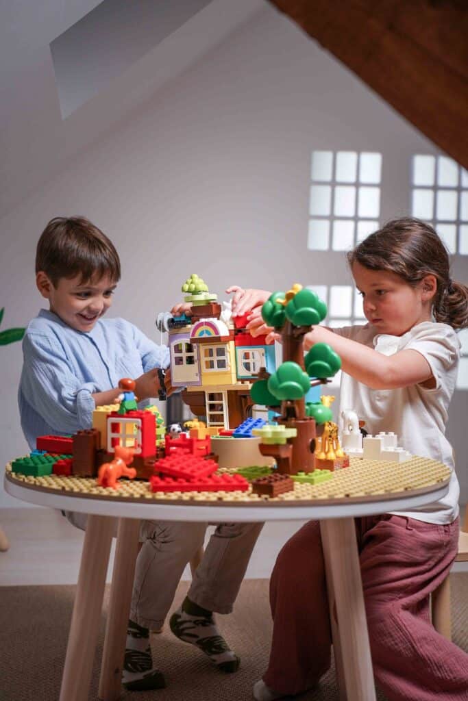 Play & Build MAXI – Plateau compatible DUPLO®* pour enfants de 2 à 5 ans