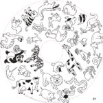 Recharge de 20 feuilles géantes – Coloriages enfants Drawin’kids® x OMY®