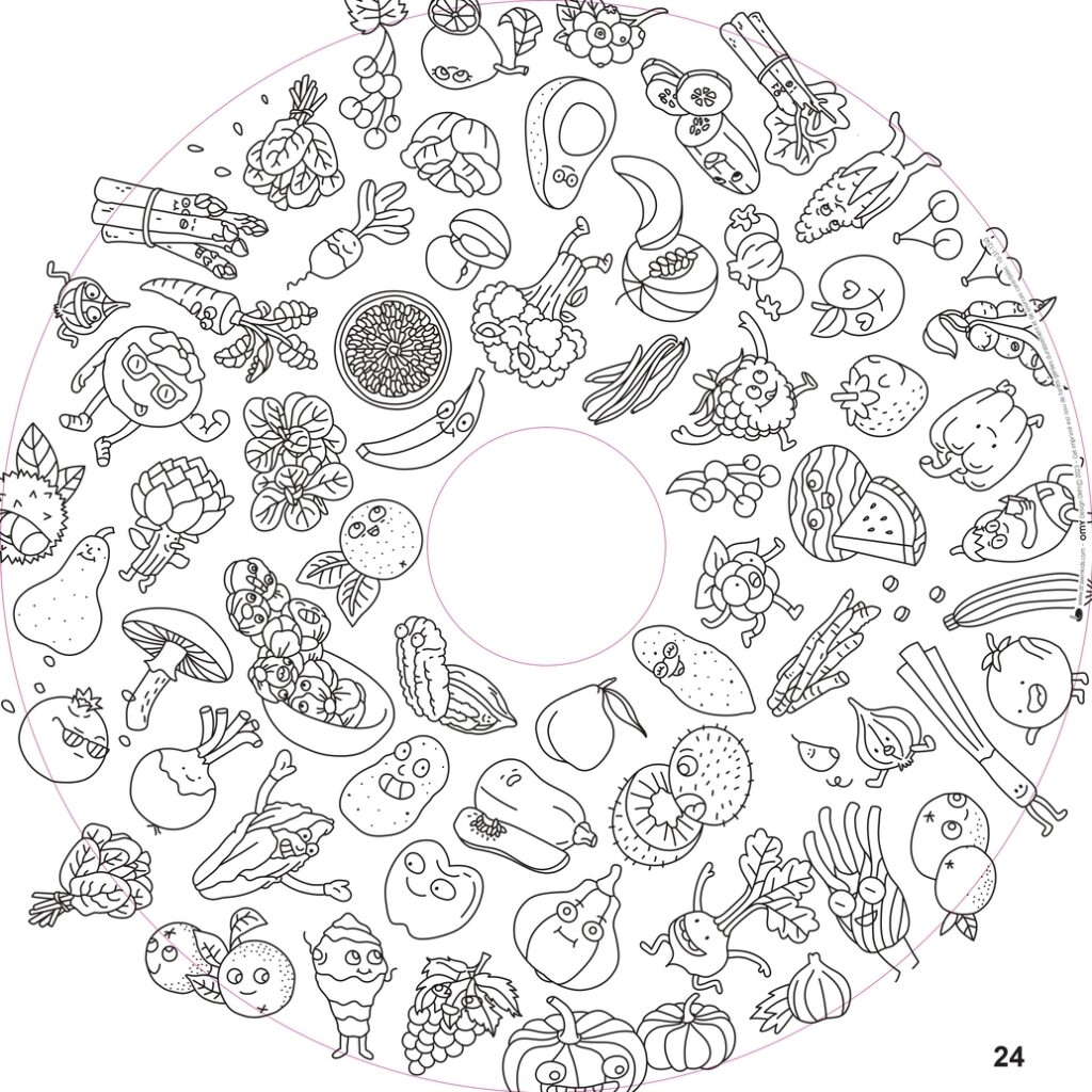 Recharge de 20 feuilles géantes – Coloriages enfants Drawin’kids® x OMY®