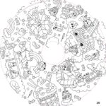 Recharge de 20 feuilles géantes – Coloriages enfants Drawin’kids® x OMY®