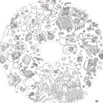Recharge de 20 feuilles géantes – Coloriages enfants Drawin’kids® x OMY®