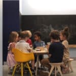 Lot de 2 tabourets enfants en bois – Design scandinave | Drawin’kids®