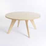 Drawin’table® XXL – Table à dessin pour enfants en bois naturel (Ø 90 cm)
