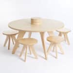 Ensemble Drawin’table® XXL + 4 tabourets – Table à dessin pour enfants