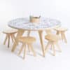 Ensemble Drawin’table® XXL + 4 tabourets – Table à dessin pour enfants