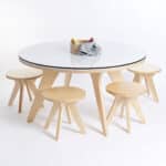 Ensemble Drawin’table® XXL + 4 tabourets – Table à dessin pour enfants