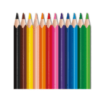 Lot de 12 mini crayons de couleur Color’Peps Strong – MAPED