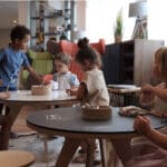 Drawin’board XXL – Plateau réversible Ø 90 cm pour enfants
