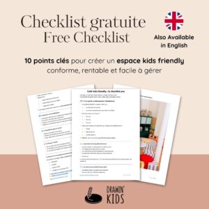 Checklist gratuite pour espace kids friendly