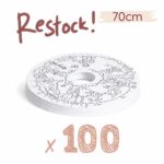 Pack 100 feuilles D70 cm