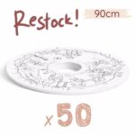 Pack 50 feuilles D90 cm