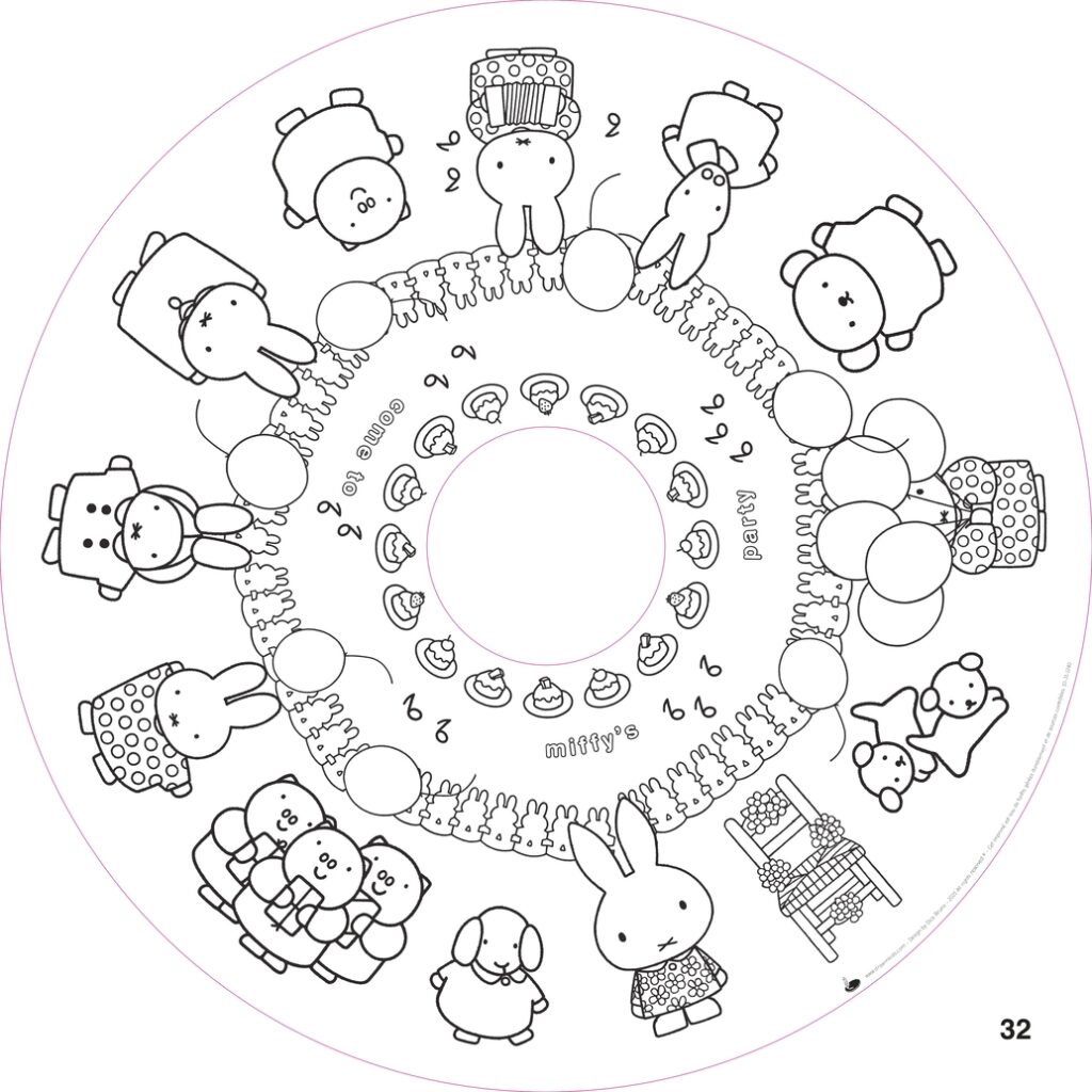 XXL Malset für Kinder – 10 Blatt – Miffy® (ab 2 Jahren)