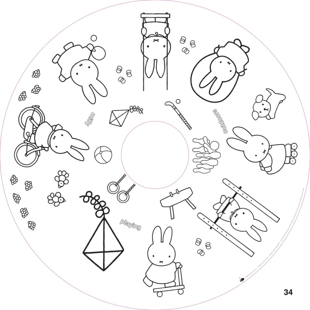 XXL Malset für Kinder – 10 Blatt – Miffy® (ab 2 Jahren)