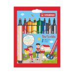 Set mit 8 STABILO Trio Scribbi Farbstiften mit breiter Spitze