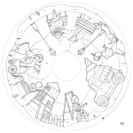 Nachfüllpackung für Kindermalbücher, 10 Blatt – OMY® Objekte &amp; Fantasie (ab 4 Jahren)