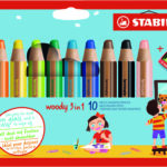 Packung mit 18 STABILO Power Farbstiften mit mittlerer Spitze