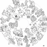 Nachfüllpackung für Kindermalbücher, 10 Blatt – OMY® Objekte &amp; Fantasie (ab 4 Jahren)