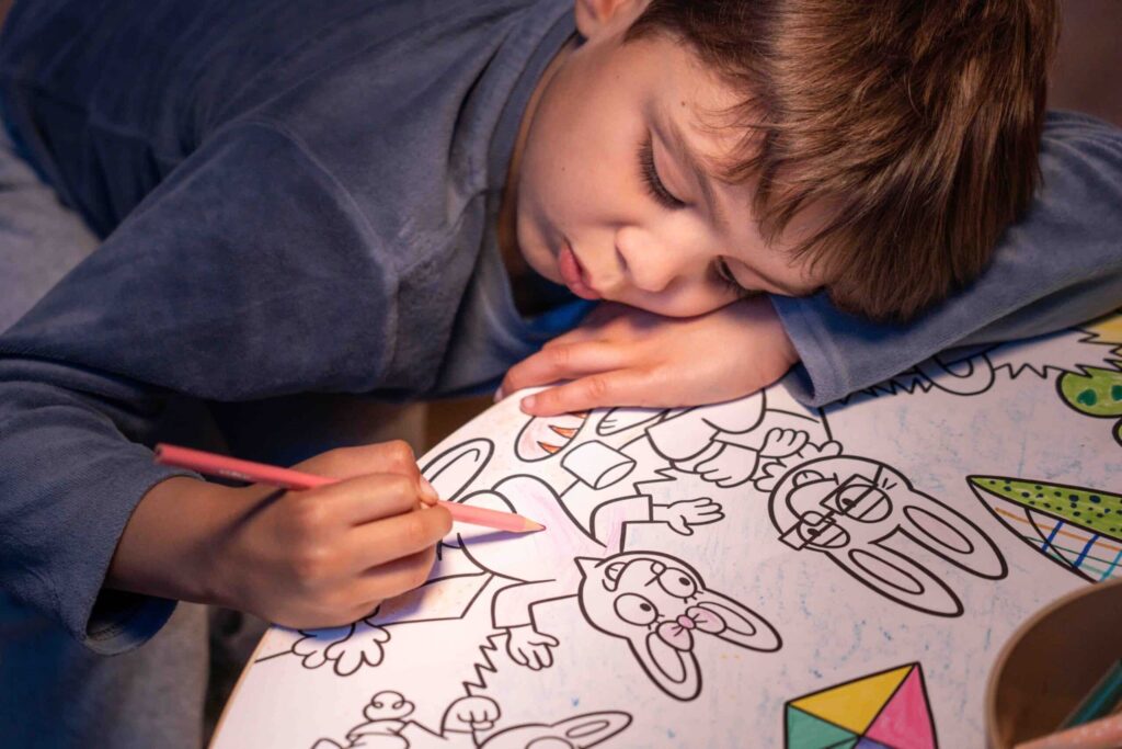 Malset für Kinder, 10 Blatt – Kleine Kaninchen (ab 2 Jahren)