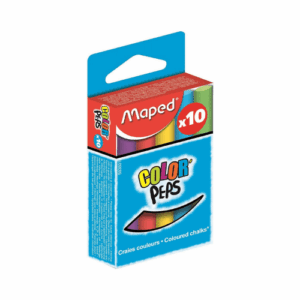 Paquete de 10 tizas de colores MAPED – Para pizarras