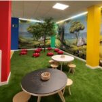 Zeichenbrett XXL – Wendbares Brett Ø 90 cm für Kinder