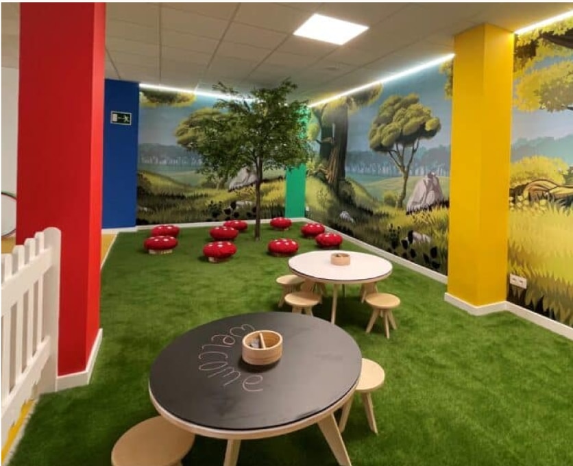 Zeichenbrett XXL – Wendbares Brett Ø 90 cm für Kinder