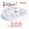 Packung mit 200 Blatt, 90 cm Durchmesser