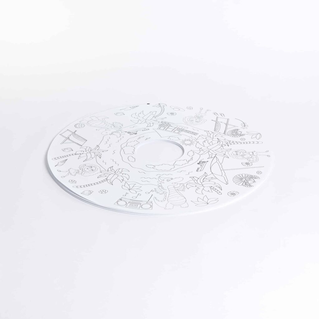 Zeichentafel – Abwischbare Tafel für den Kindertisch