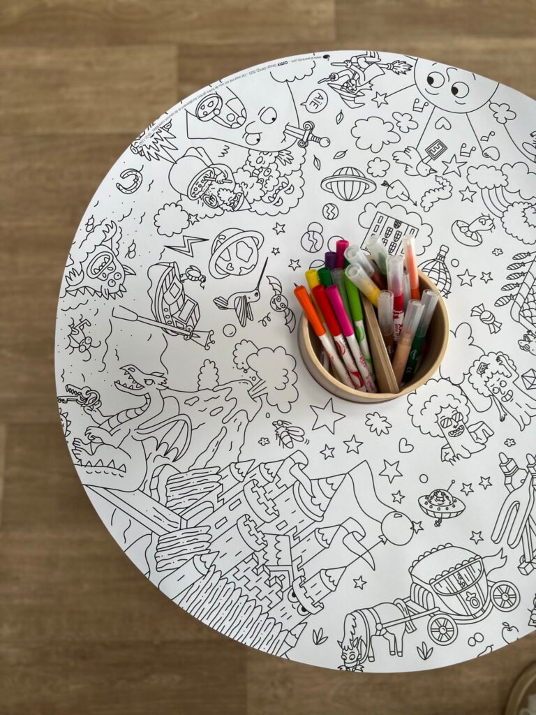 Nachfüllpackung für Kindermalbücher, 10 Blatt – OMY® Objekte &amp; Fantasie (ab 4 Jahren)