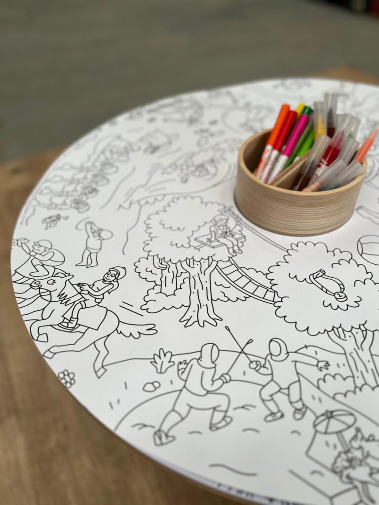 Nachfüllpackung für Kindermalbücher, 10 Blatt – OMY® Objekte &amp; Fantasie (ab 4 Jahren)