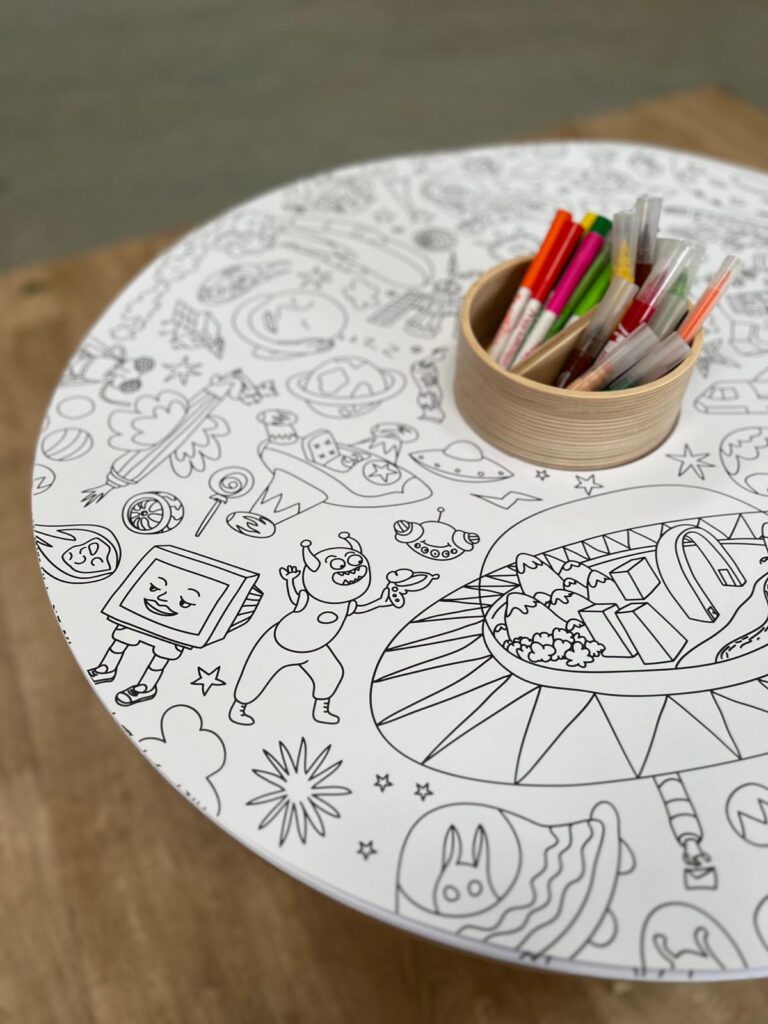 Nachfüllpackung für Kindermalbücher, 10 Blatt – OMY® Objekte &amp; Fantasie (ab 4 Jahren)