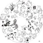 XXL Children's Coloring Refill 10 Sheets – OMY® – Objects &amp; Imagination (Ages 4+)