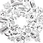 XXL Children's Coloring Refill 10 Sheets – OMY® – Objects &amp; Imagination (Ages 4+)