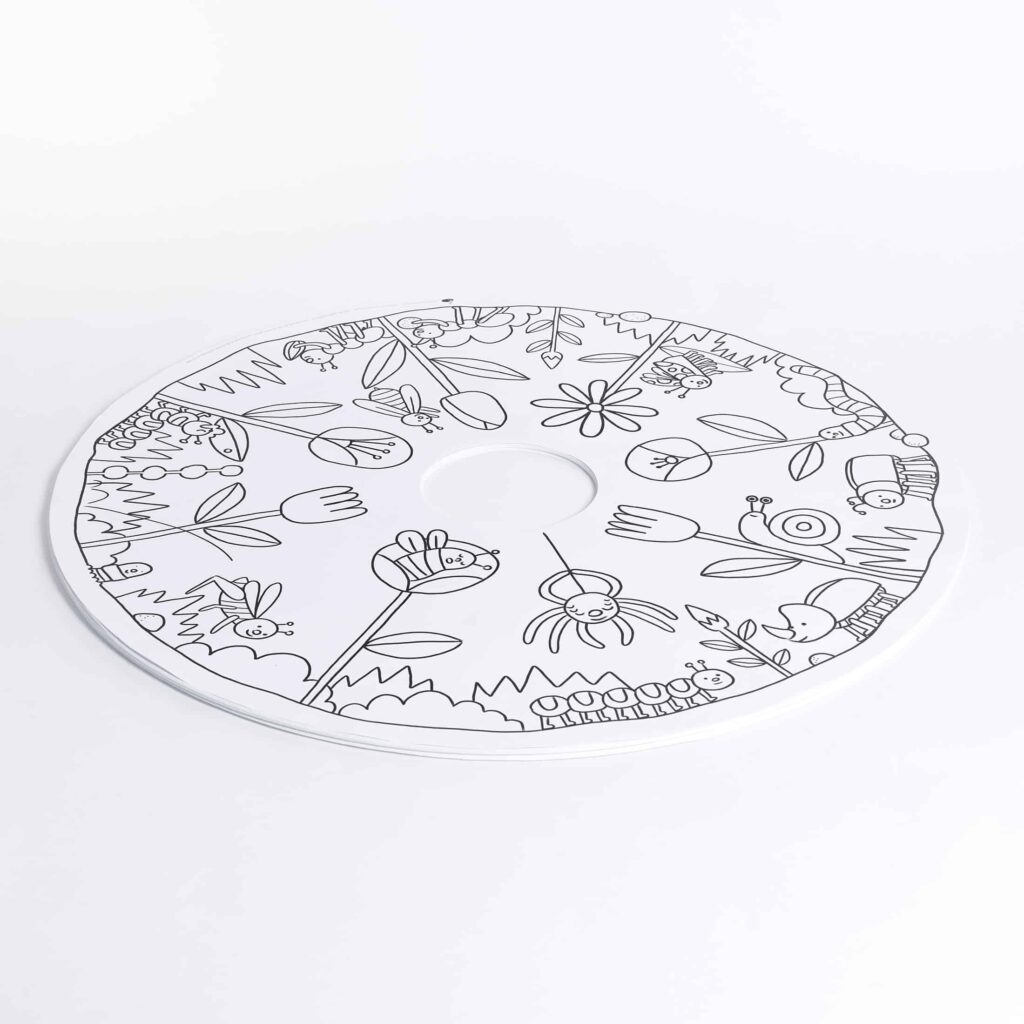 XXL Malbuch-Nachfüllpackung für Kinder – 10 Blatt – Im Garten (ab 2 Jahren)