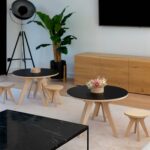 Set mit 2 Kinderhockern aus Holz – Skandinavisches Design | Drawin'kids®