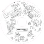 Recharge coloriage enfant 10 feuilles – Petit Ours Brun (dès 2 ans)