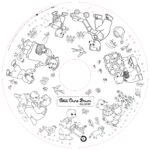 Recharge coloriage enfant 10 feuilles – Petit Ours Brun (dès 2 ans)