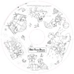 Recharge coloriage enfant 10 feuilles – Petit Ours Brun (dès 2 ans)